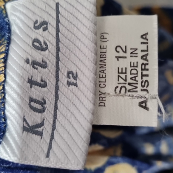 Katies, long skirt, elastic waist, made in Australia, vintage 90's, size 12 - Picture 5 of 6